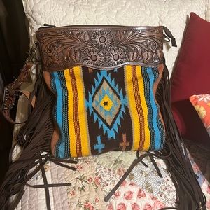 Saddle blanket purse